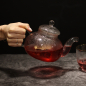 Preview: Teekanne aus Glas mit Glasfilter - Round Pearl - 800ml